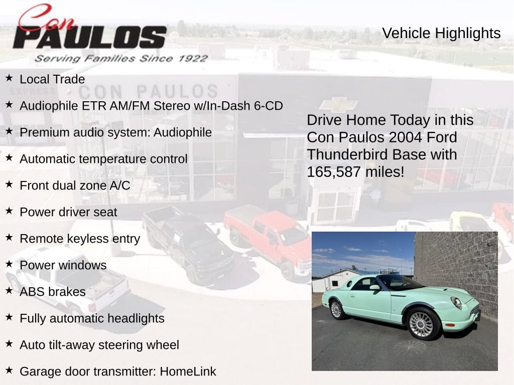 2004 Ford Thunderbird Deluxe