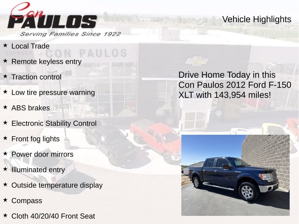 2012 Ford F-150 XLT