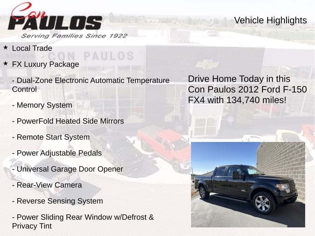 2012 Ford F-150 FX4