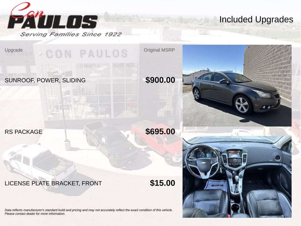 2013 Chevrolet Cruze 2LT