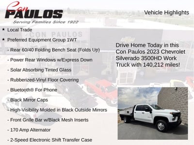 2023 Chevrolet Silverado 3500 HD Chassis Cab Work Truck