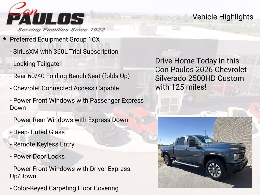 2026 Chevrolet Silverado 2500 HD Custom