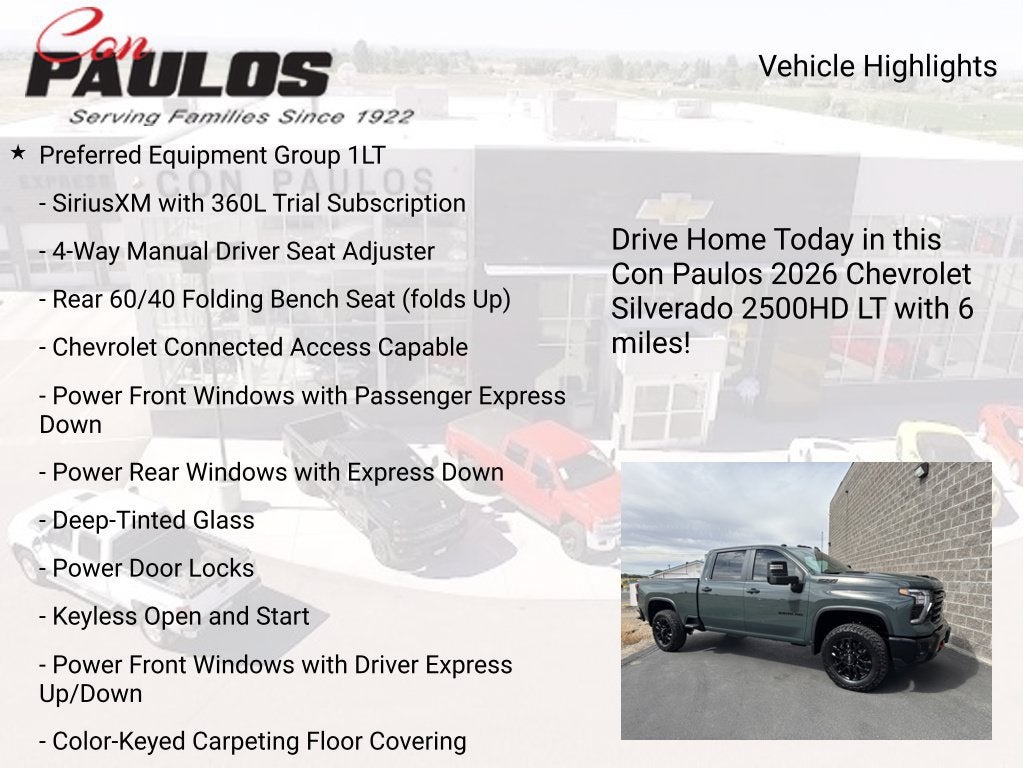 2026 Chevrolet Silverado 2500 HD LT