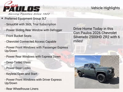 2026 Chevrolet Silverado 2500 HD ZR2