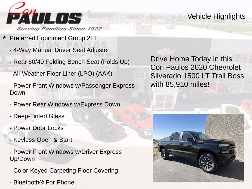 2020 Chevrolet Silverado 1500 LT Trail Boss