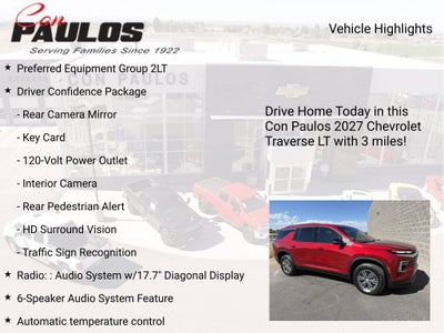 2027 Chevrolet Traverse LT