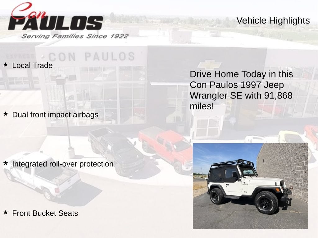 1997 Jeep Wrangler SE