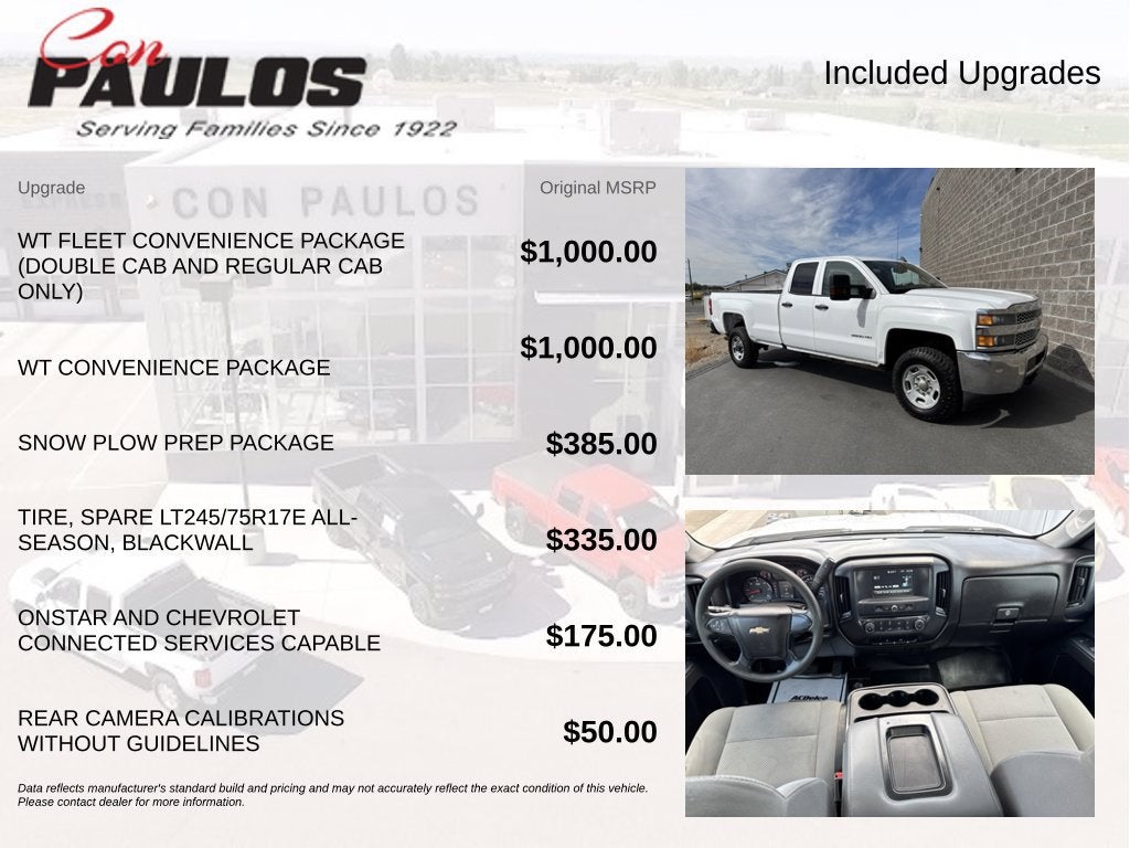 2019 Chevrolet Silverado 2500 HD Work Truck