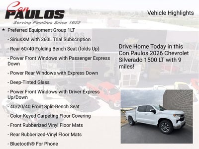 2026 Chevrolet Silverado 1500 LT