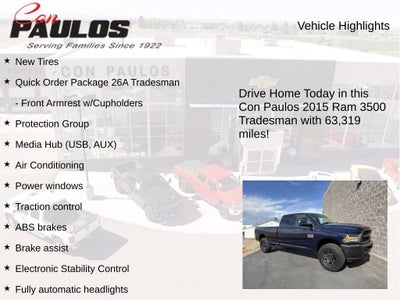 2015 RAM 3500 Tradesman