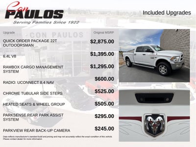 2016 RAM 2500 Outdoorsman