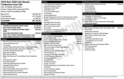 2024 RAM 5500 Chassis Cab Tradesman