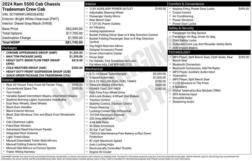 2024 RAM 5500 Chassis Cab Tradesman