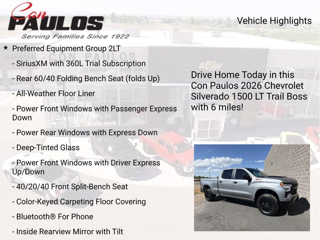 2026 Chevrolet Silverado 1500 LT Trail Boss