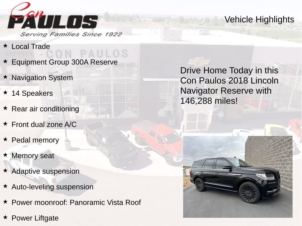 2018 Lincoln Navigator Reserve
