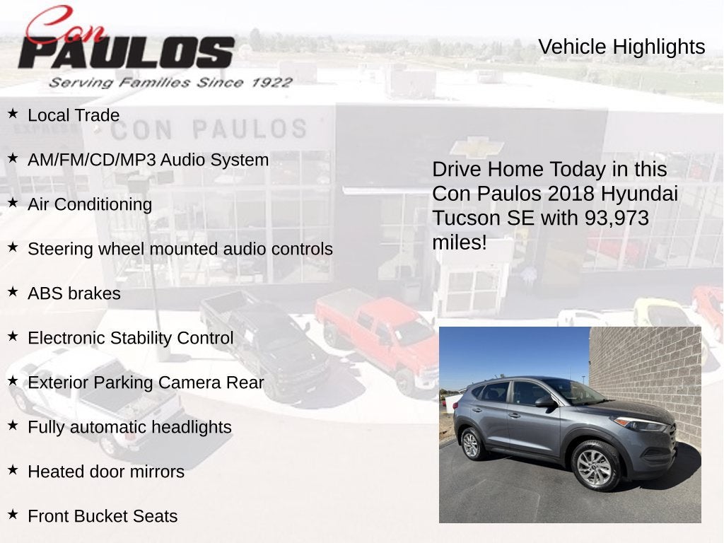 2018 Hyundai Tucson SE