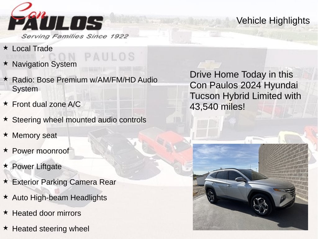 2024 Hyundai Tucson Hybrid Limited