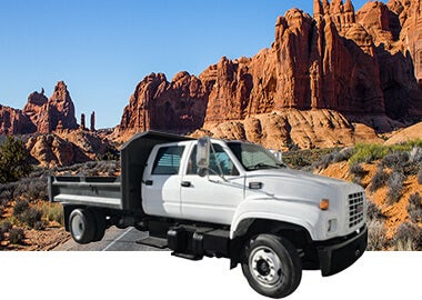 1998 GMC C6500 dump bed truck for $17,988