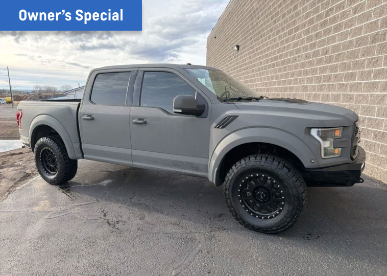 2018 Ford Raptor for $35,988 or $598 per month