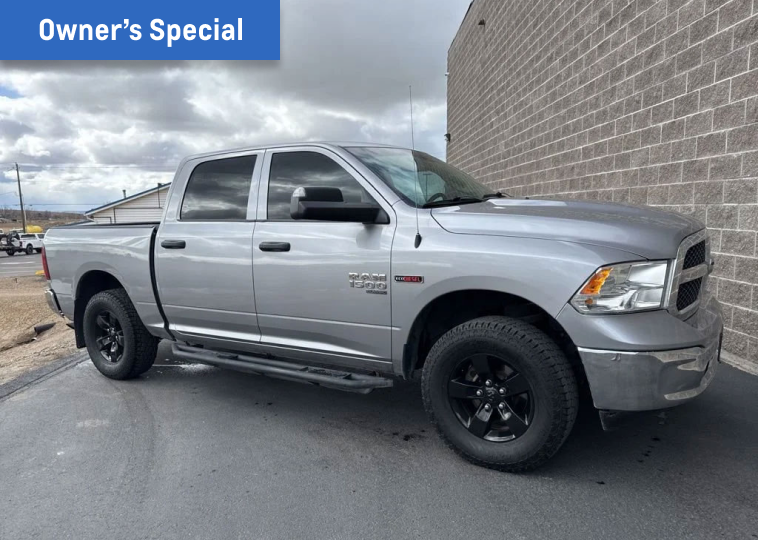 2019 Ram 1500 EcoDiesel 4x4 Crew Cab for $21,988 or $388 per month