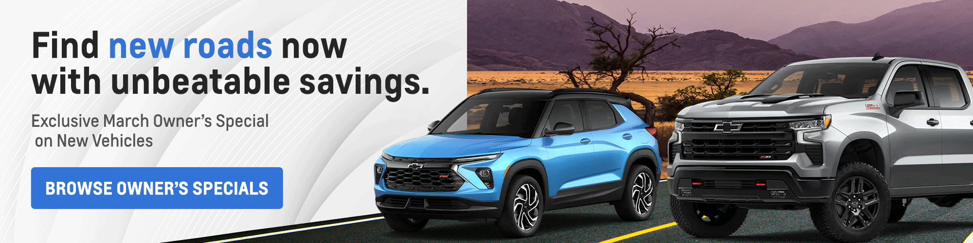 Exclusive March Owner’s Specials on new vehicles at Con Paul