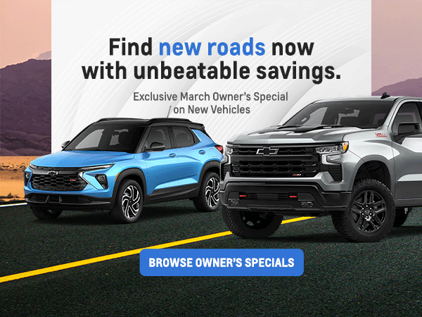 Exclusive March Owner’s Specials on new vehicles at Con Paul