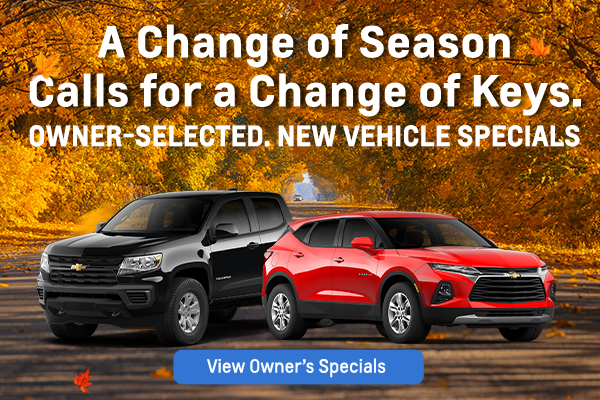 Change of season and keys - Owner's Specials New Vehicles